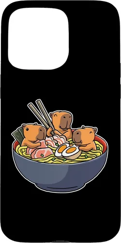 Vista 31 de Capybara Eating Ramen Funda para iPhone 17