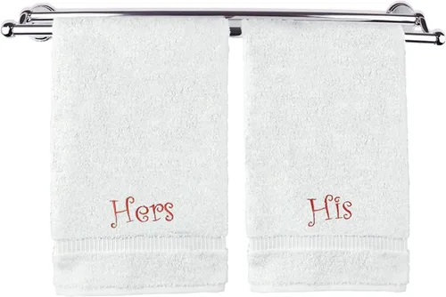 Vista 26 de BC BARE COTTON Juego de toallas de lujo de seis piezas para novia y novio de hotel y spa