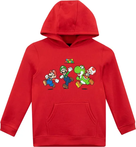 Vista 2 de SUPER MARIO Sudadera con capucha Sudadera con capucha Luigi, Yoshi, Toad Boys Sudadera con capucha de juegos para niños