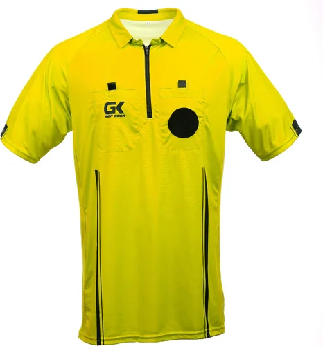 Vista 9 de Camiseta de árbitro de fútbol para hombre de manga corta
