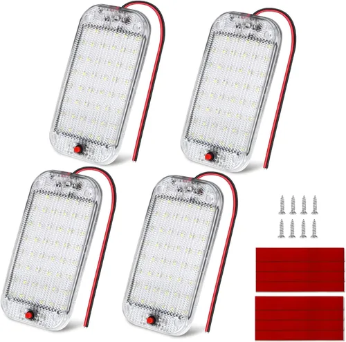 Vista 19 de Nilight 2 luces LED para interiores de 12.5 pulgadas, 10 W, 96 LED, 3 colores regulables (3100 K-6500 K) con función de memoria, luces de techo de 3