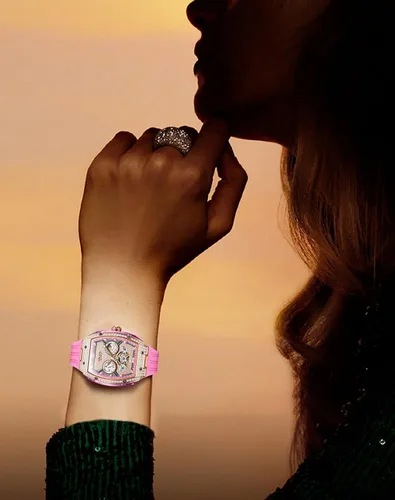 Vista 4 de OLEVS - Reloj automático de lujo para mujer con diamantes, fecha, clásico, de cuerda automática, relojes de pulsera luminosos e impermeables