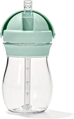 Vista 12 de OXO Tot Transitions - Vaso con pajita de 9 onzas - Blossom