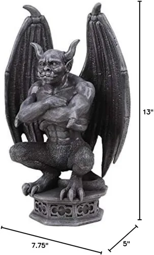 Vista 3 de Pacific Giftware Estatua de gárgola alada de 13 pulgadas