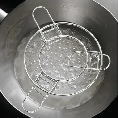 Vista 5 de Adjustable Stainless Steel Steamer Rack, Expandable 16-24cm Pot Stand Insert for Pressure Cooker, & Pan, Foldable Feet