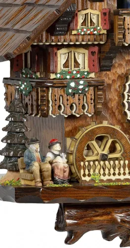 Vista 2 de Trenkle Reloj de cuco de cuarzo con música, Turning Dancers TU 4260 QMT HZZG