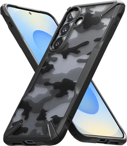 Vista 14 de Ringke Fusion-X [revestimiento dual antiarañazos] compatible con Samsung Galaxy A14 (4G y 5G), parachoques aumentado transparente, parte trasera