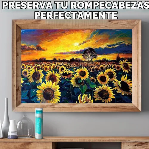 Vista 7 de Darice Pegamento transparente para rompecabezas, cabezal aplicador fácil de poner, paquete de 2 adhesivos no tóxicos para rompecabezas