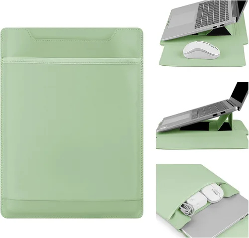 Vista 12 de HoYiXi Funda para laptop de 15 a 15.6 pulgadas, compatible con MacBook Pro de 16/15.4 pulgadas, MacBook Pro 15, Mac Air 15, funda impermeable suave