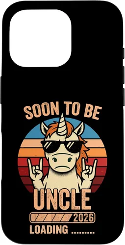 Vista 20 de Soon to Be Uncle 2026 Unicorn Uncle to Be 2026 Case for iPhone 16
