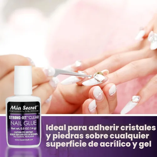 Vista 3 de Mia Secret, Pegamento de uñas con calcio y vitamina E, Cepillo en n.º 335