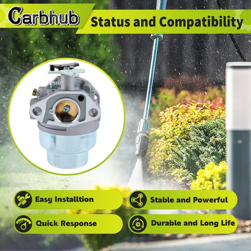 Vista 8 de Carbhub Carburador GCV160 para Honda GCV160 GCV160A GCV160LA GCV160LE HRB216 HRS216 HRT216 HRZ216 Reemplaza 16100-ZM0-804 16100-ZM0-802