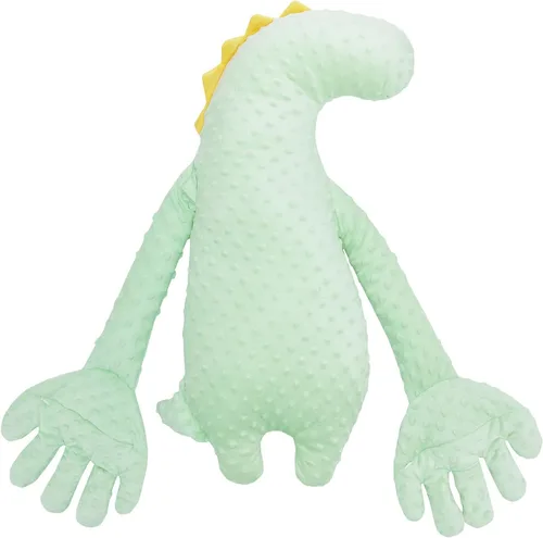 Vista 4 de Juguetes Suavidores para Bebés, Lindo Peluche de Animal Suave para Niñas y Niños, Figura Portátil de Dinosaurio y Unicornio para Muñecas Tranquilas