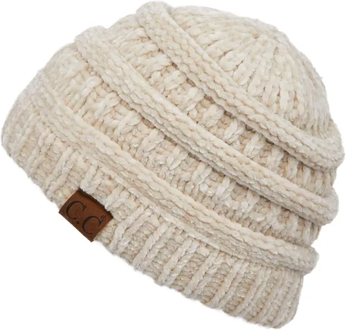 Vista 29 de C.C Trendy Warm Chunky Soft Stretch Cable Knit Beanie