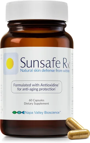 Vista 9 de Sunsafe Rx Suplemento antienvejecimiento: píldoras naturales de protección de la piel con antioxidantes para una apariencia juvenil y salud ocular +