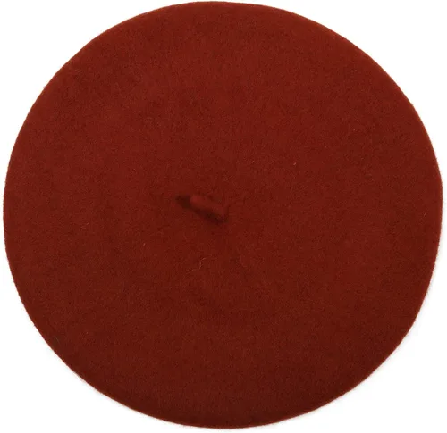Vista 8 de Boina de lana francesa para mujer, gorra de invierno clásica de color sólido