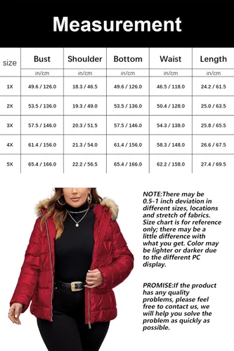 Vista 7 de Geschallino Abrigo de invierno reversible para mujer, resistente al agua, largo, cálido, acolchado, burbujas con capucha (1X-5X)