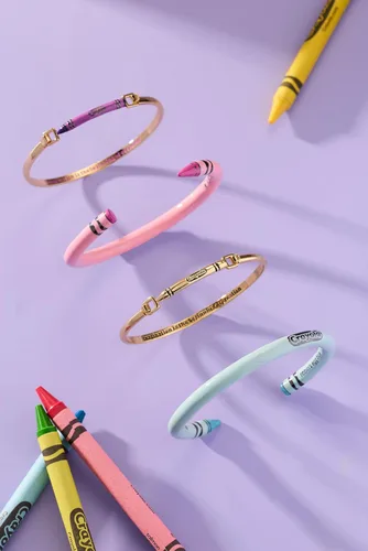 Vista 9 de Crayola Crayon Cuff - Pulsera de mano rosa Tickle Me