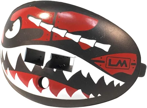 Vista 2 de Loudmouth - Protector bucal de fútbol Protector bucal militar para adultos y jóvenes Pieza bucal de alto impacto para deportes Protectores