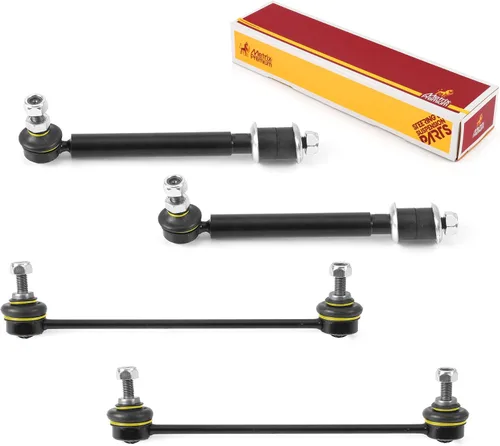 Vista 19 de Metrix Premium Chassis Parts - Kit de 4 piezas de barra estabilizadora delantera y trasera con enlace de extremo de barra estabilizadora para Ford