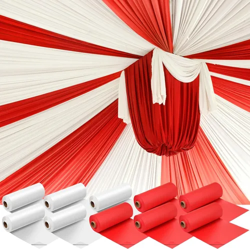 Vista 9 de Moukeren Mantel de circo de 40 x 100 pulgadas, rollo de mantel de carnaval para decoración de cumpleaños, mantel con temática de circo para cortinas