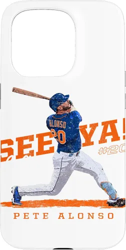 Vista 14 de Funda para iPhone 16 See Ya! Pete Alonso New York MLBPA