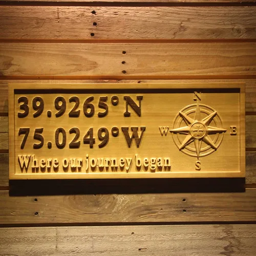 Vista 80 de ADVPRO wpa0031 - Letrero de madera personalizado con nombre de Lake House para decoración del hogar, boda, tamaño mediano, 18.25 x 7.25 pulgadas