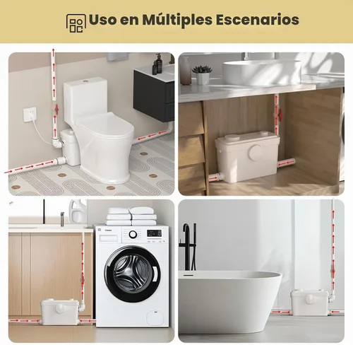Vista 5 de 750PRO - Sistema de inodoro macerante mejorado con bomba para subida