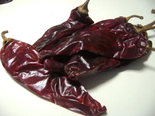 Vista 2 de Pimienta de guajillo, seca entera, 15 onzas, sin OMG, delicioso pimiento seco picante fresco