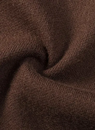 Vista 9 de JMIERR Suéter de cuello redondo a cuadros para hombre, suéteres suaves y casuales