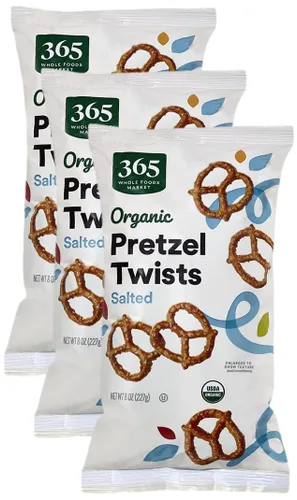 Vista 5 de Mini pretzels orgánicos 365 Everyday Value, 8 oz