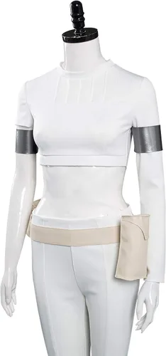 Vista 5 de Laku Queen Padme Amidala - Disfraz de cosplay de Halloween para mujer