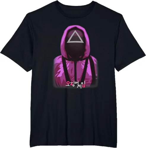 Vista 4 de Squid Game Camiseta de protección de máscara triangular