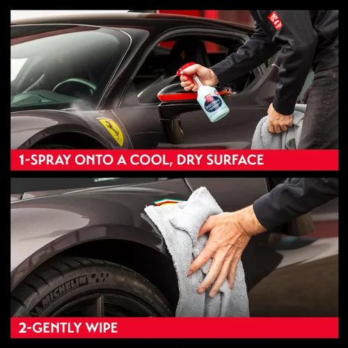 Vista 4 de Griot's Garage Speed Shine para detallado de automóviles, detallador rápido para todas las superficies exteriores, molduras y ruedas, proporciona un