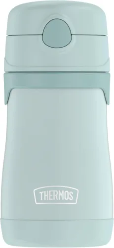 Vista 22 de Thermos Bebé 10 oz. Botella de acero inoxidable con popote emergente, coches