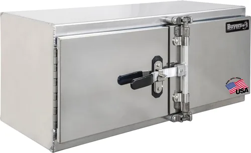 Vista 9 de Buyers Products 1762600 Caja de Herramientas de Aluminio Liso para Debajo de la Carrocería del Camión con Cerradura de Leva de Acero Inoxidable