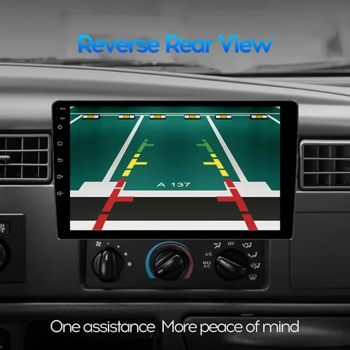 Vista 13 de 9" IPS Visualización Completa Táctil 2+32G Radio de Coche Doble Din Receptores de Audio Vídeo Estéreo con CarPlay Inalámbrico Android Auto Cámara