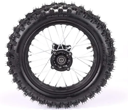 Vista 5 de Neumático Knobby de 1.85x12 60/100-14 delantero y 1.4x14 80/100-12 para motocross/pit bike/monkey bike/70/90/110/125/140/150/160cc scooter