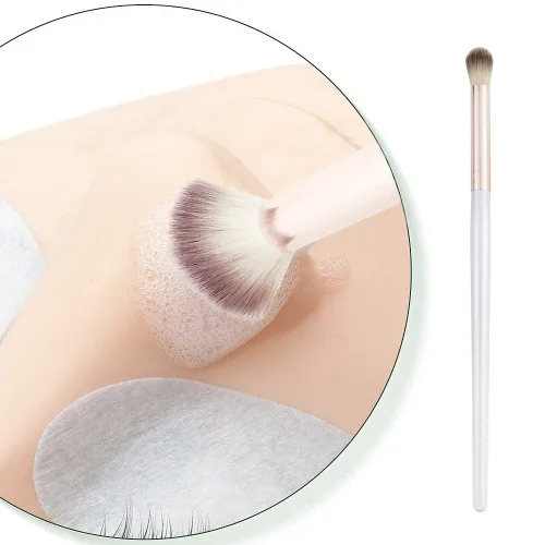 Vista 5 de DonLeeving Juego de 12 cepillos de limpieza de pestañas para extensión de pestañas, extensiones de lavado, cepillos de champú para pestañas