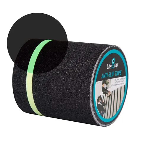 Vista 51 de Lifegrip - Cinta de tracción antideslizante, cinta de fricción de 1 pulgada x 15 pies, el mejor agarre, adhesivo abrasivo para escaleras, peldaños
