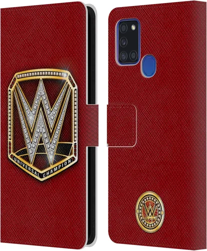 Vista 146 de Head Case Designs Officially Licensed WWE Cruiserweight Champion Title Belts Leather Wallet Case Compatible with Samsung Galaxy A07 4G Campeón