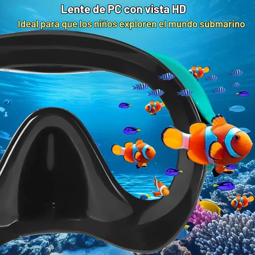 Vista 6 de Keary Kids Swim Goggles Nose Cover Swimming Mask Wide View Girls Boys 5-16