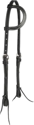 Vista 2 de Weaver Leather Black Latigo - Cabezada de cuero
