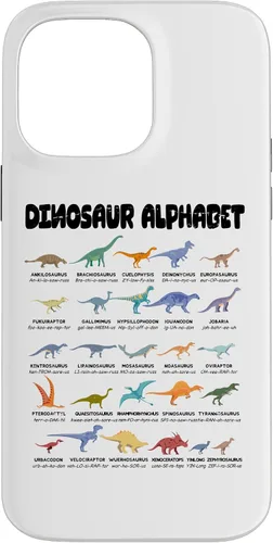 Vista 21 de iPhone 16 Alfabeto de dinosaurio - Tipos de dinosaurios - Estuche de identificación de dinosaurios
