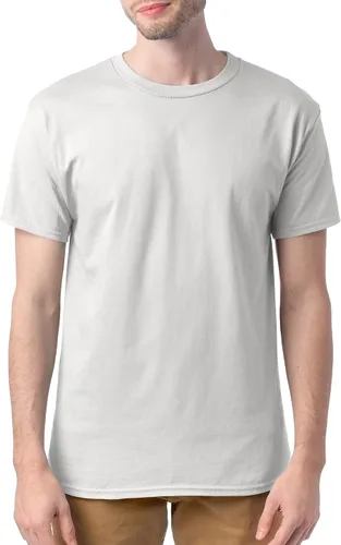 Vista 2 de Hanes Essentials Paquete de camisetas para hombre, camisetas de algodón con cuello redondo, 4o6unidades