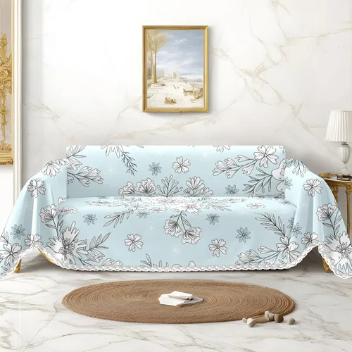 Vista 10 de Funda de sofá amarilla con estampado de limón y funda de sofá para sillón, funda resistente a las manchas, protector universal de muebles