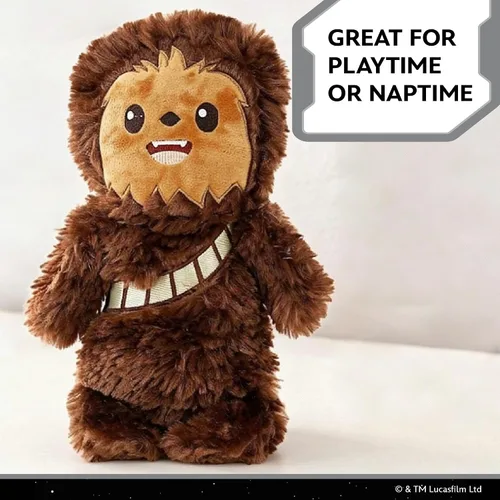 Vista 5 de Kids Preferred Star Wars Chewbacca Cuddle Pal - Manta de peluche de 11 pulgadas para bebé