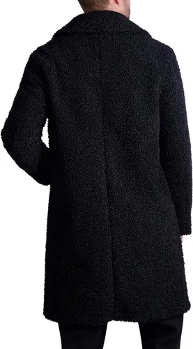 Vista 4 de Karl Lagerfeld Paris Men's Casual Oversized Sherpa Coat