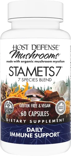 Vista 10 de Cápsulas Host Defense® Stamets 7®, 30, 1