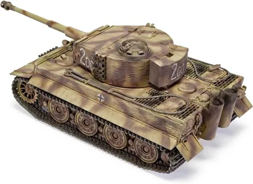 Vista 6 de Airfix WWII Tiger-1 Versión tardía 1:35 Tanque Militar Modelo de Plástico Kit A1364